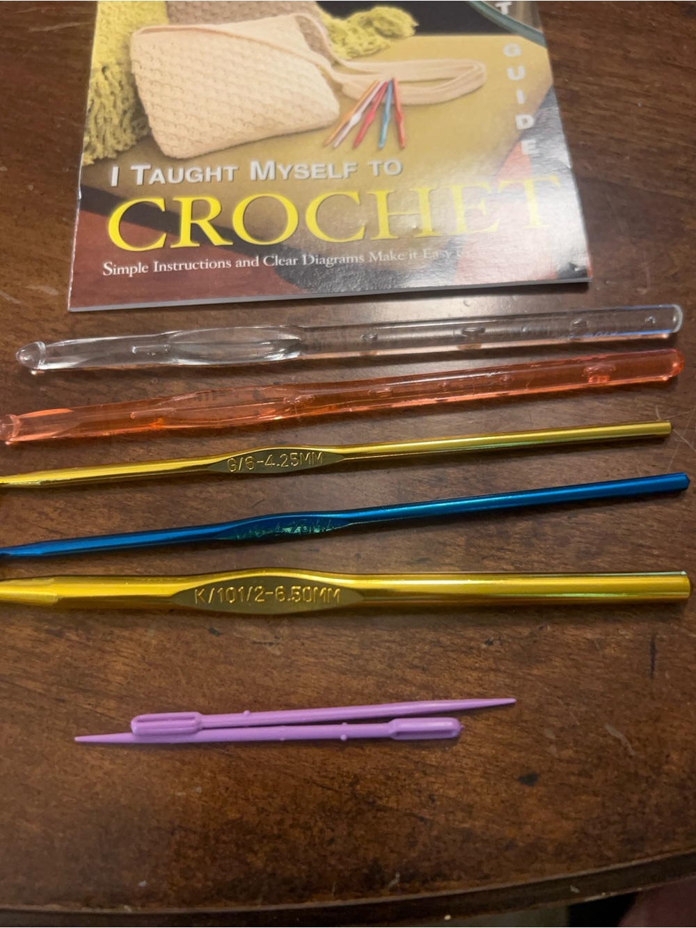 Boye, I Taught Myself to Crochet kit, Vintage - Picture 4 of 5